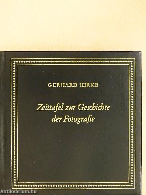 Zeittafel zur Geschichte der Fotografie