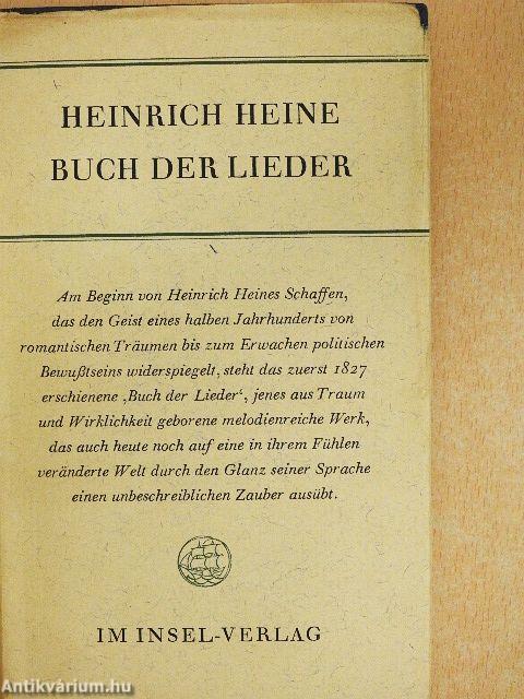 Buch der Lieder