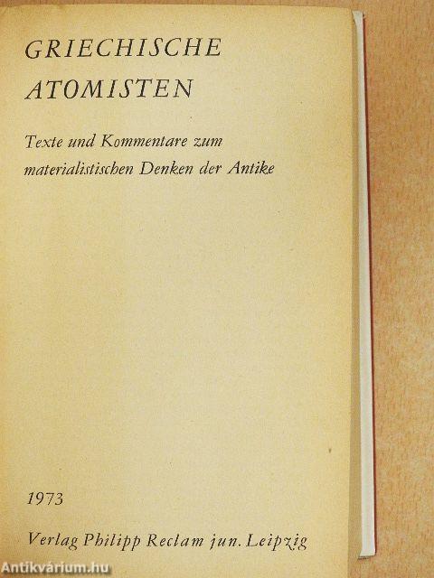 Griechische Atomisten