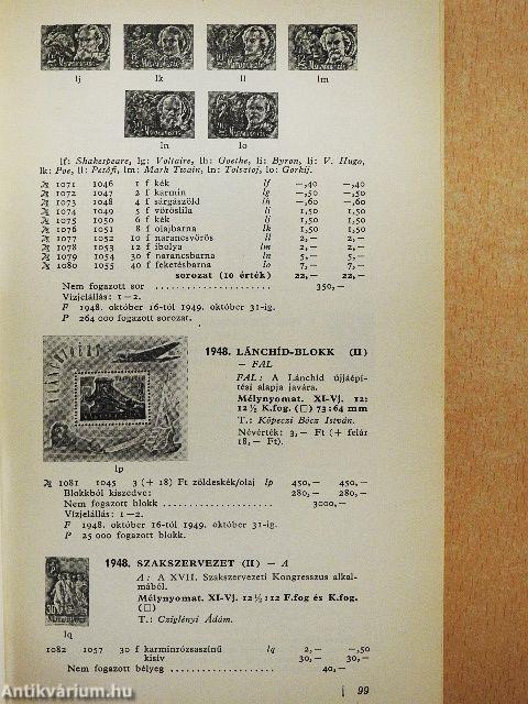 Magyar bélyegek árjegyzéke 1967