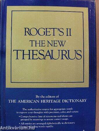 Roget's II: The New Thesaurus