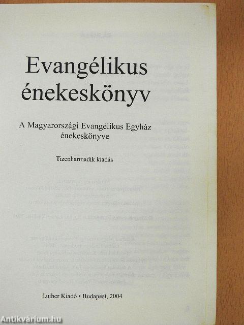 Evangélikus énekeskönyv