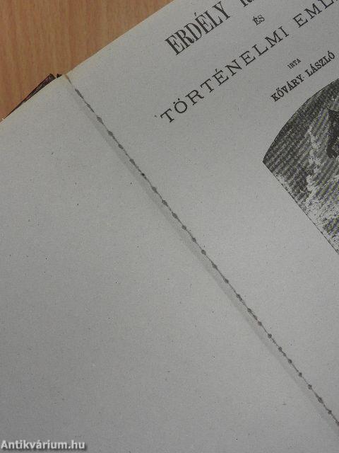 Erdély régiségei és történelmi emlékei