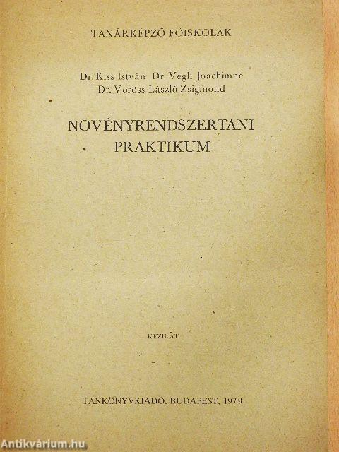 Növényrendszertani praktikum