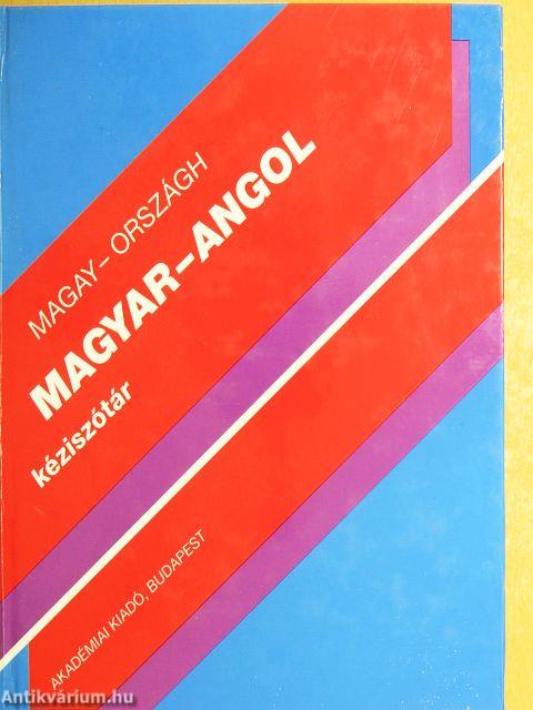 Magyar-angol kéziszótár