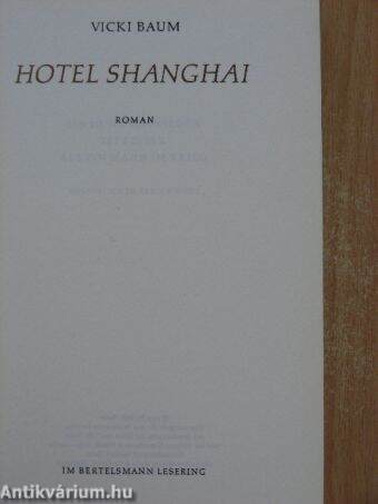 Hotel Shanghai