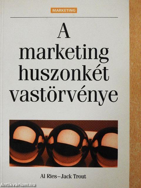 A marketing huszonkét vastörvénye