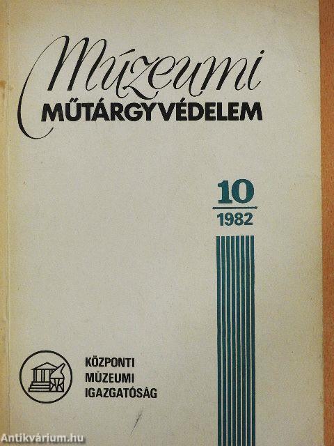 Múzeumi műtárgyvédelem 1982/10.
