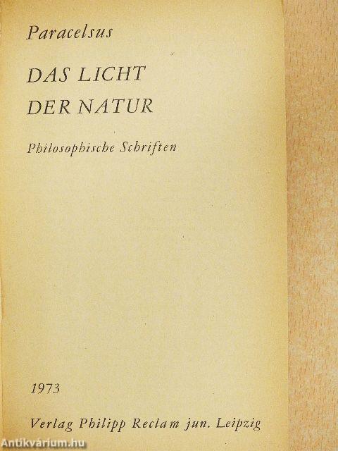 Das Licht der Natur