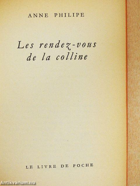 Les rendez-vous de la colline