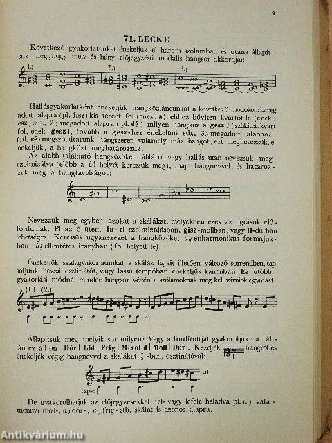 A zenei írás-olvasás módszertana III.