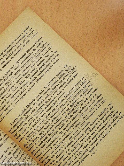 Magyar irodalom története a XX. században