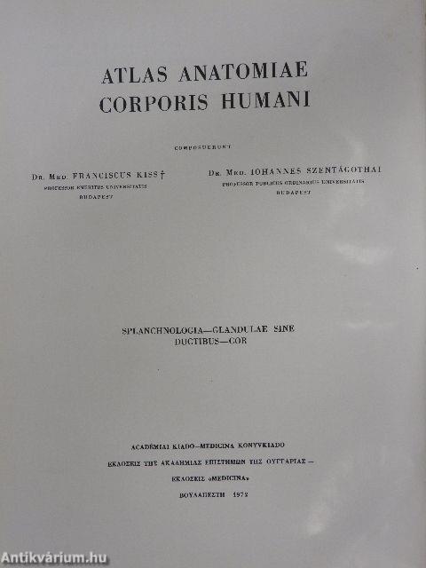 Atlas Anatomiae Corporis Humani I-III.