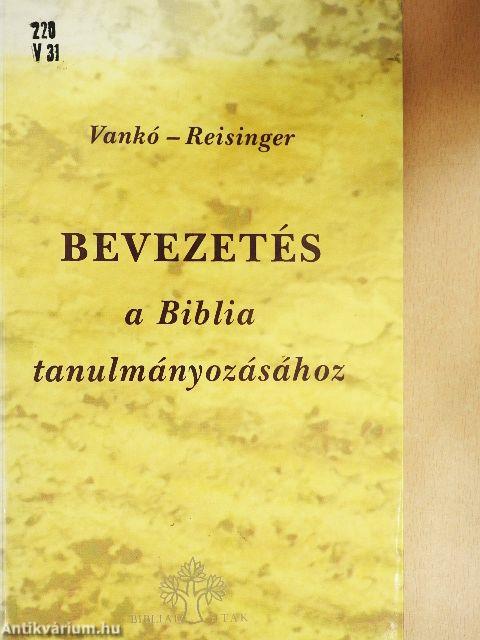 Bevezetés a Biblia tanulmányozásához