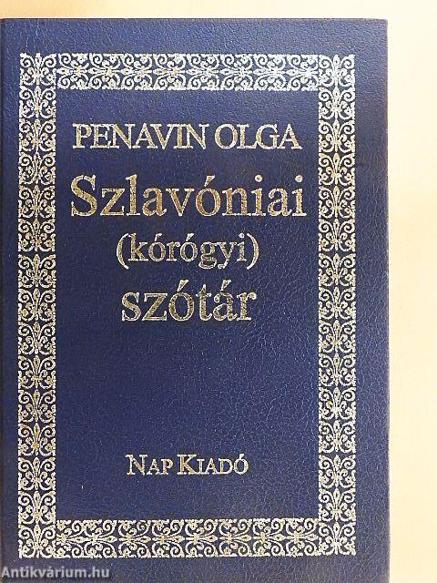 Szlavóniai (kórógyi) szótár