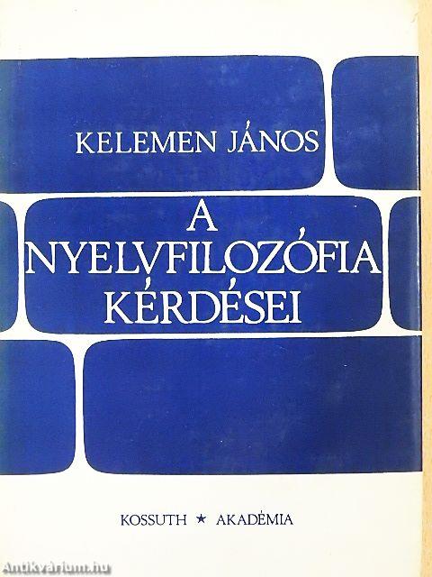 A nyelvfilozófia kérdései