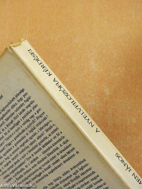 A nyelvfilozófia kérdései