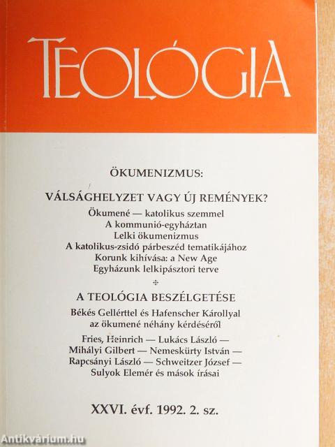 Teológia 1992. május