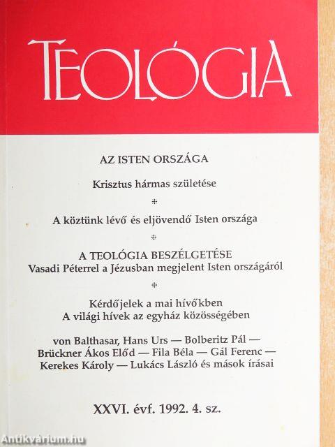 Teológia 1992. november