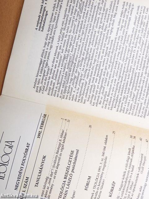 Teológia 1992. február