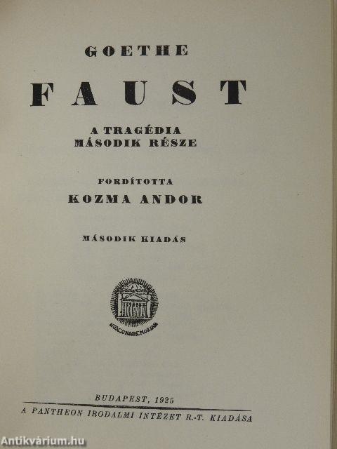 Faust I-II.