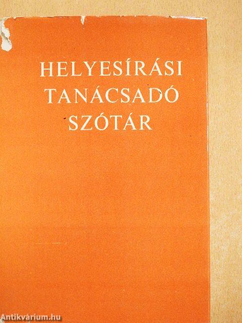 Helyesírási tanácsadó szótár