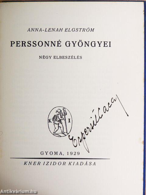 Perssonné gyöngyei