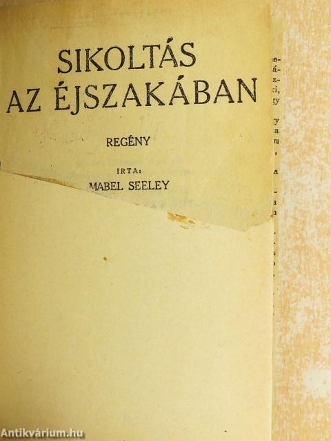 Sikoltás az éjszakában