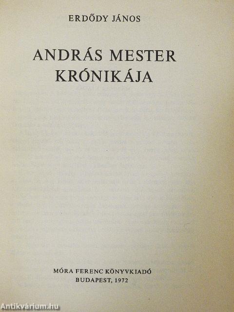 András mester krónikája