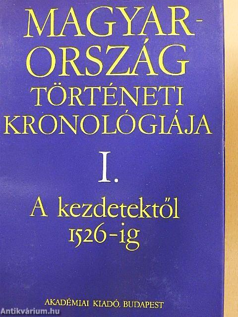 Magyarország történeti kronológiája I-IV.
