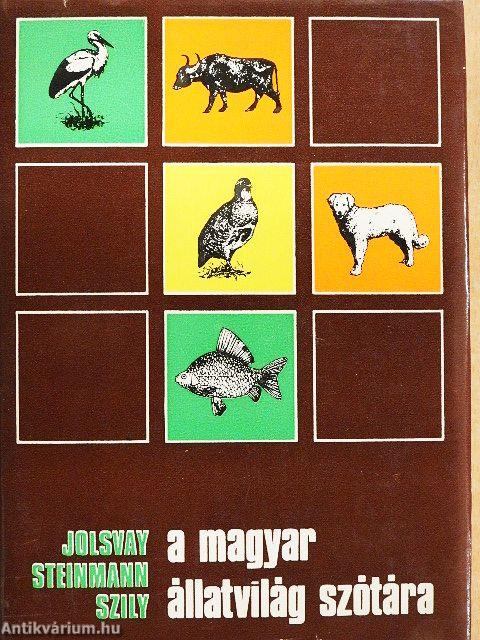 A magyar állatvilág szótára