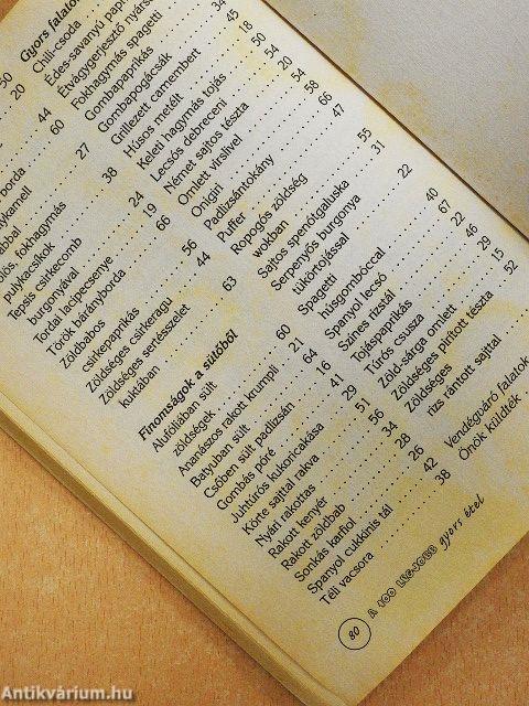 A 100 legjobb gyors étel
