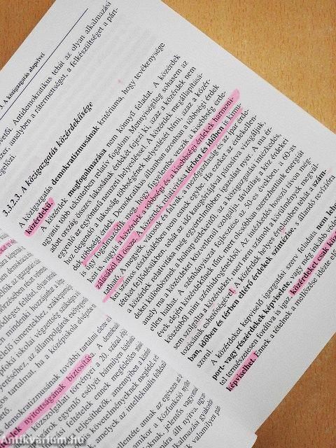 A közigazgatás alapintézményei