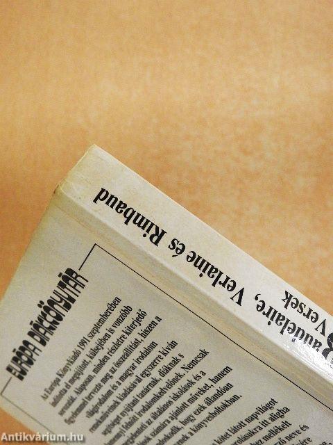 Baudelaire, Verlaine és Rimbaud versek