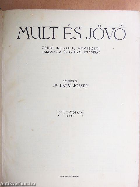 Mult és Jövő 1928. január-december
