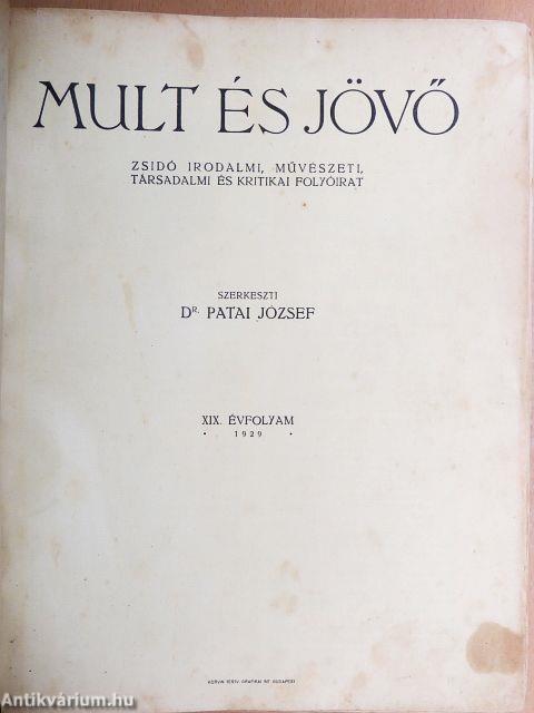 Mult és Jövő 1929. január-december