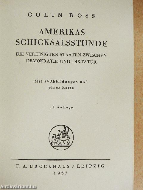 Amerikas Schicksalsstunde