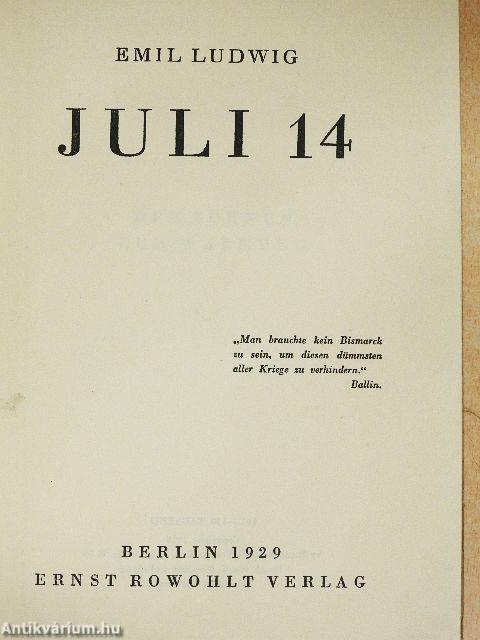 Juli 14