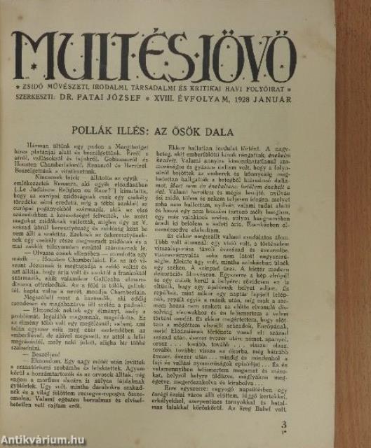 Mult és Jövő 1928. január-december