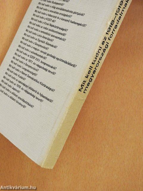 Mit kell tudni az 1918-1919-es magyarországi forradalmakról?