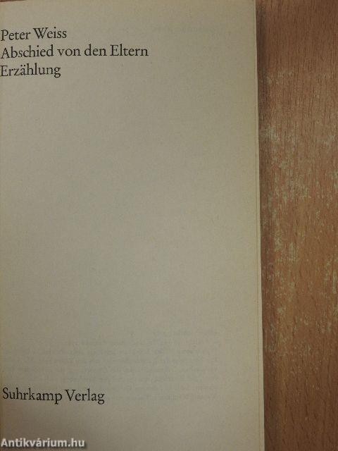 Abschied von den Eltern