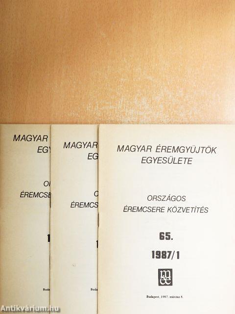 Országos Éremcsere Közvetítés 1987/1-3.