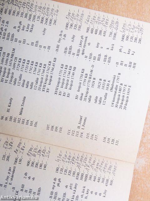 Országos Éremcsere Közvetítés 1985/1-3