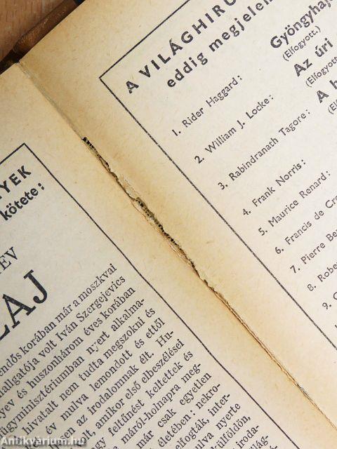 "30 kötet a Világhirű Regények sorozatból (nem teljes sorozat)"