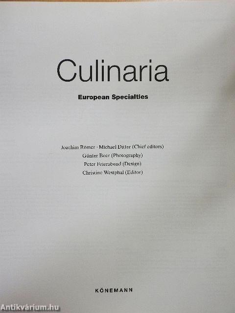 Culinaria - European Specialities