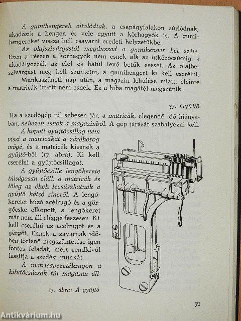 Zavarelhárítás a linógépen