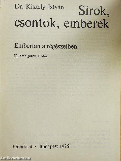 Sírok, csontok, emberek