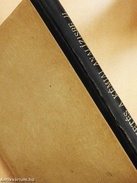 Bevezetés a kémiai analízisbe II.