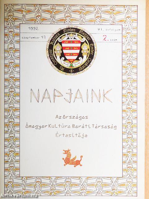 Napjaink 1992. szeptember 17.