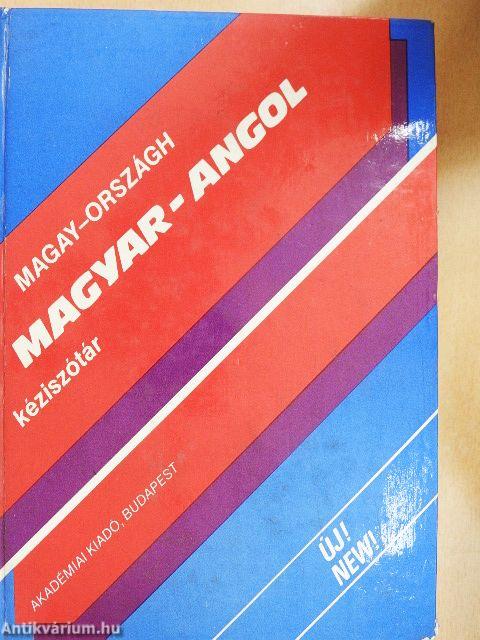 Magyar-angol kéziszótár
